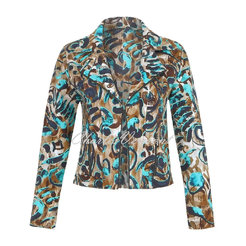 Dolcezza 'Fascination With Colours' Jacket - Style 74108 Snapped Jacket Toggled Jacket Drawstring Jacket Dolcezza 'Fascination With Colours' Jacket - Style 74108 Snapped Jacket Toggled Jacket Drawstring Jacket