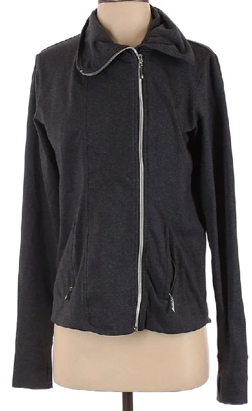 Jofit Charcoal Heather Asymmetrical Zip Jacket Size S MSP$110 Mesh Jacket Canvas Jacket Denim Jacket Jofit Charcoal Heather Asymmetrical Zip Jacket Size S MSP$110 Mesh Jacket Canvas Jacket Denim Jacket