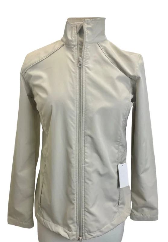 Lady Hagen Tan Full-Zip Jacket Size S MSP$65 Print Jacket Jacquard Jacket Patchwork Jacket Lady Hagen Tan Full-Zip Jacket Size S MSP$65 Print Jacket Jacquard Jacket Patchwork Jacket