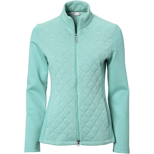 New Greg Norman Quilted Knit Full Zip Jacket in Mint Green Size M Belted Jacket Elasticated Jacket Padded Jacket New Greg Norman Quilted Knit Full Zip Jacket in Mint Green Size M Belted Jacket Elasticated Jacket Padded Jacket