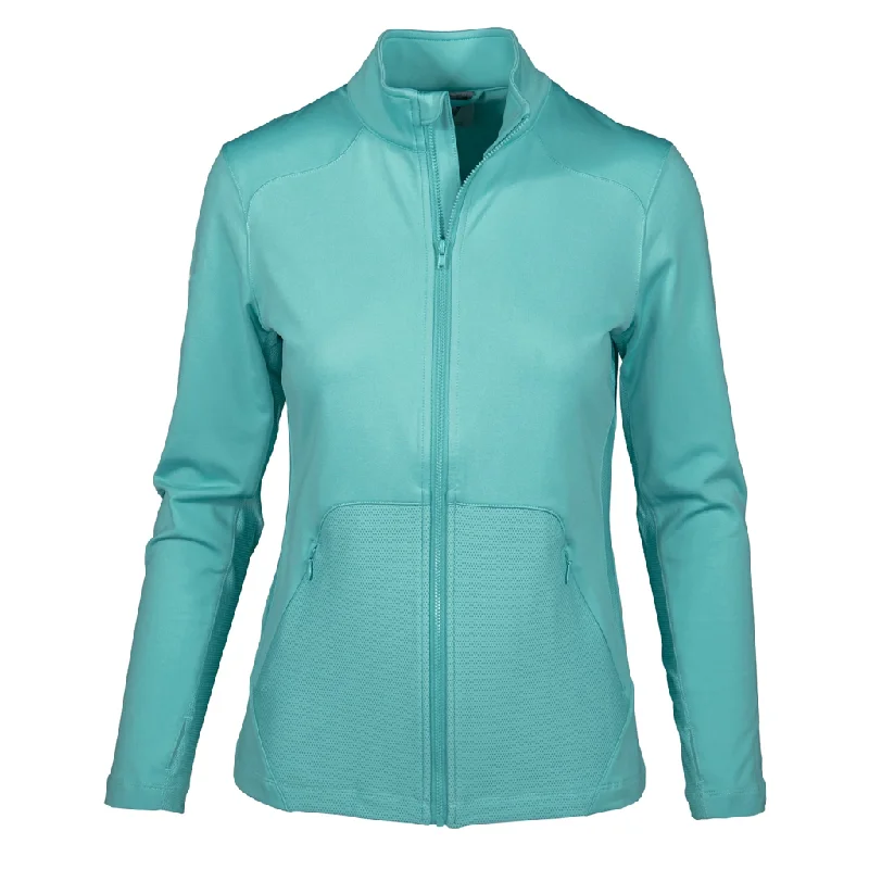 New Levelwear Dawn Full-Zip Golf Jacket - Aqua MSP$75 Faux Fur Jacket Real Fur Jacket Shearling Jacket New Levelwear Dawn Full-Zip Golf Jacket - Aqua MSP$75 Faux Fur Jacket Real Fur Jacket Shearling Jacket
