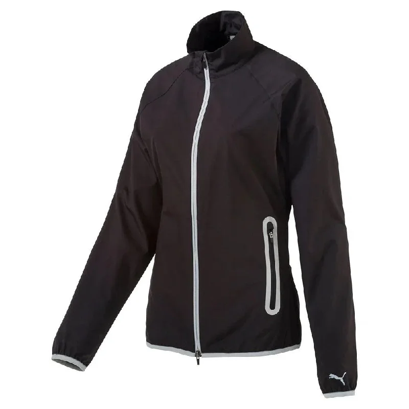 New Puma Full Zip Black Wind Jacket MSP$75 Mesh Jacket Canvas Jacket Denim Jacket