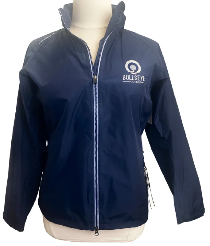 New Sun Mountain Navy Cumulus Rain Jacket with Logo Size XL MSP$150 Notch Collar Jacket Peter Pan Collar Jacket Cowl Neck Jacket New Sun Mountain Navy Cumulus Rain Jacket with Logo Size XL MSP$150 Notch Collar Jacket Peter Pan Collar Jacket Cowl Neck Jacket