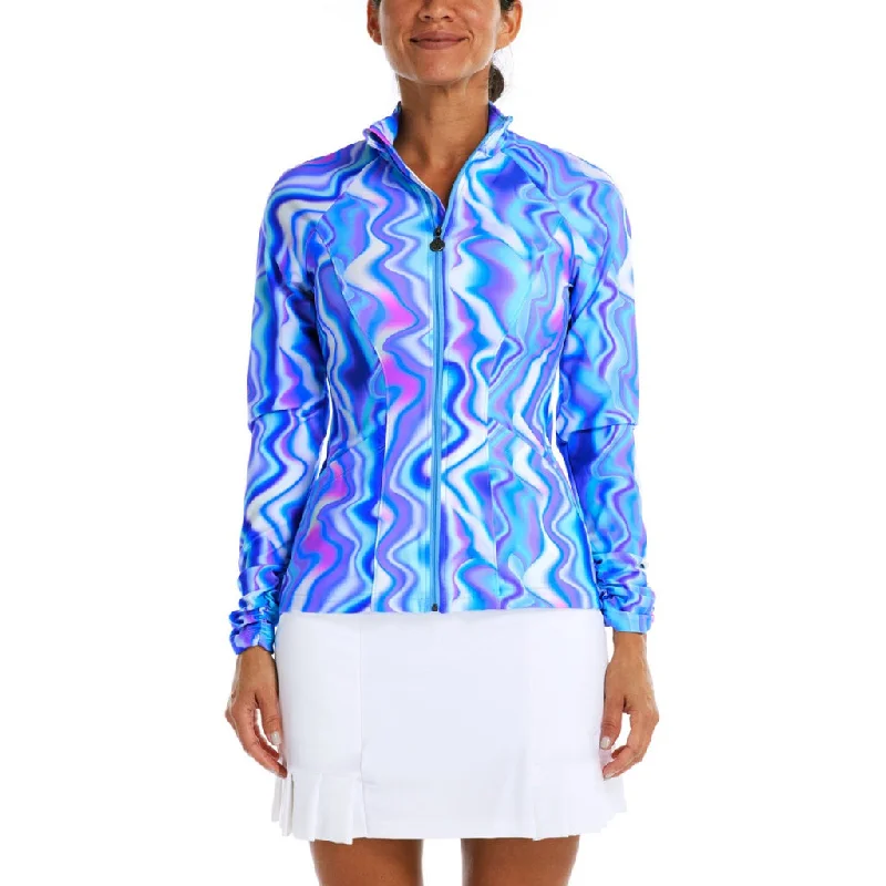 New Women's Tzu Tzu Purple Rain Jacket MSP$149 Notch Collar Peter Pan Collar Cowl Neck New Women's Tzu Tzu Purple Rain Jacket MSP$149 Notch Collar Peter Pan Collar Cowl Neck
