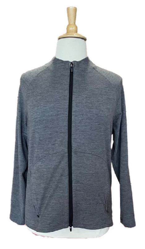 Puma Dark Gray Heather Cloudspun Full-Zip Golf Jacket Size XL. MSP$85 Cotton Fabric Linen Fabric Terry Fabric Puma Dark Gray Heather Cloudspun Full-Zip Golf Jacket Size XL. MSP$85 Cotton Fabric Linen Fabric Terry Fabric