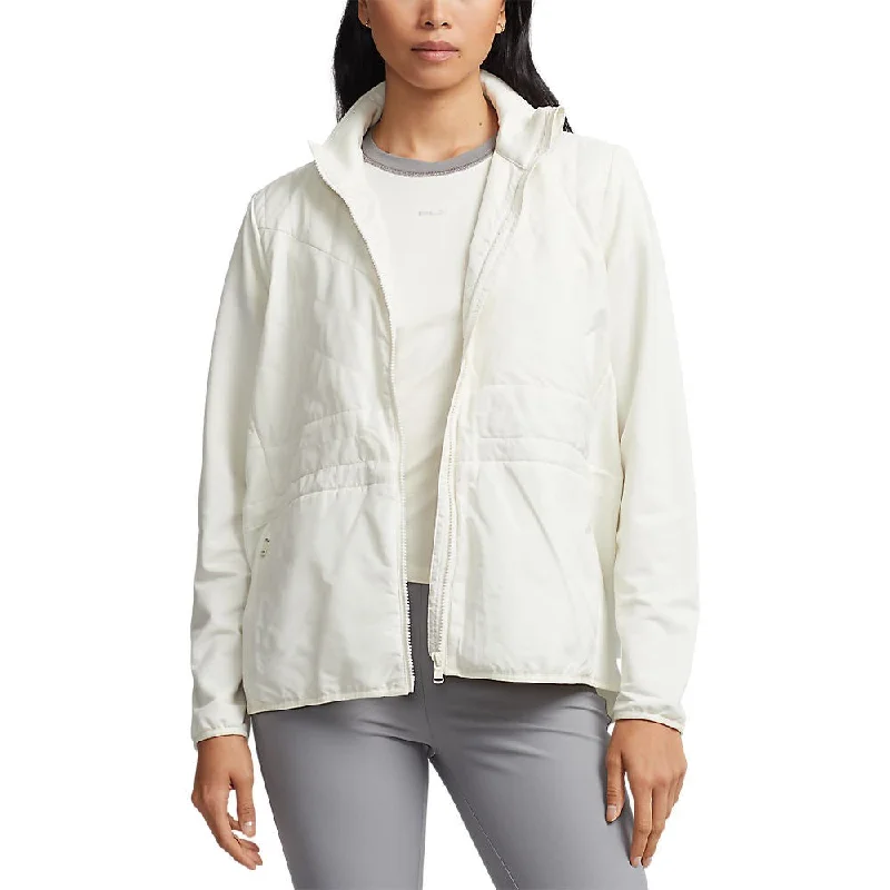 RLX Ralph Lauren Women's Hybrid Full-Zip Jacket - Chic Cream Insulated Jacket Fitted Jacket Loose Jacket