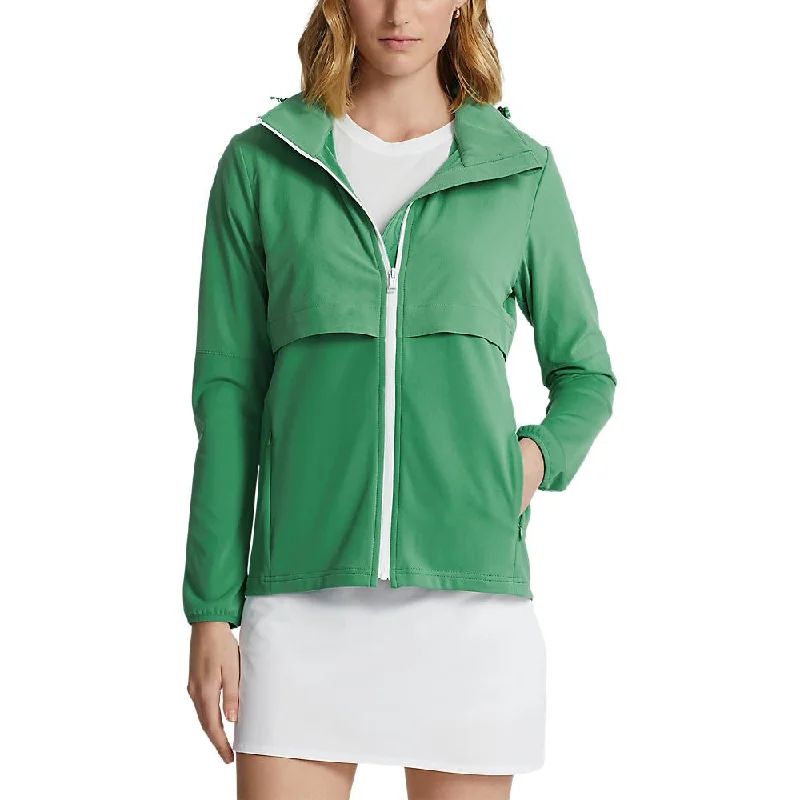 RLX Ralph Lauren Women's Hybrid Full Zip Golf Jacket - Raft Green Nylon Jacket Polyester Jacket Spandex Jacket RLX Ralph Lauren Women's Hybrid Full Zip Golf Jacket - Raft Green Nylon Jacket Polyester Jacket Spandex Jacket