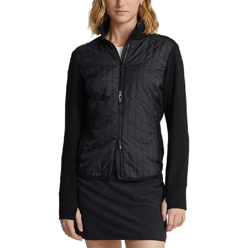 RLX Ralph Lauren Women's Cool Wool Hybrid Performance Full-Zip Jacket - Polo Black Cotton Jacket Linen Jacket Terry Jacket RLX Ralph Lauren Women's Cool Wool Hybrid Performance Full-Zip Jacket - Polo Black Cotton Jacket Linen Jacket Terry Jacket