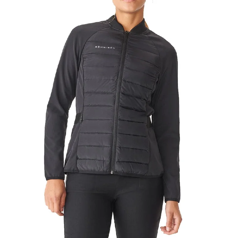 Rohnisch Women's Force Golf Jacket - Black Chenille Jacket Brocade Jacket Lace Jacket Rohnisch Women's Force Golf Jacket - Black Chenille Jacket Brocade Jacket Lace Jacket