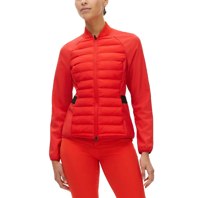 Rohnisch Women's Force Golf Jacket - Flame Scarlet Faux Fur Jacket Real Fur Jacket Shearling Jacket Rohnisch Women's Force Golf Jacket - Flame Scarlet Faux Fur Jacket Real Fur Jacket Shearling Jacket