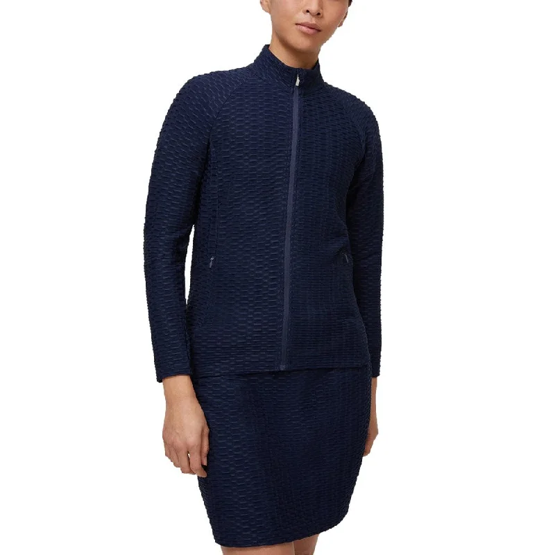 Rohnisch Women's Josie Golf Jacket - Navy Cardigan Sweater Pullover