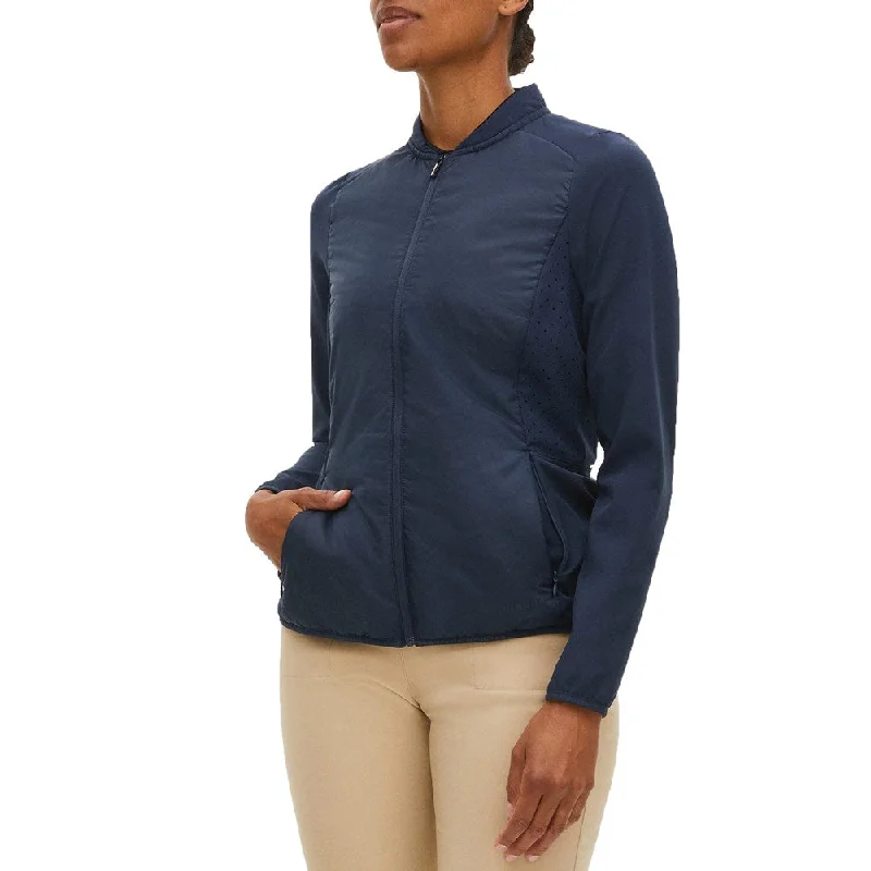 Rohnisch Women's Pace Golf Jacket - Navy Fleece Jacket Down Jacket Parka
