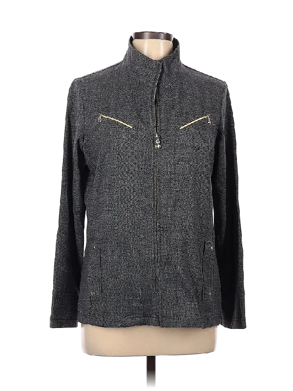 Sport Haley Full Zip Gray Jacket Size L MSP$150 Appliqued Jacket Beaded Jacket Sequined Jacket Sport Haley Full Zip Gray Jacket Size L MSP$150 Appliqued Jacket Beaded Jacket Sequined Jacket