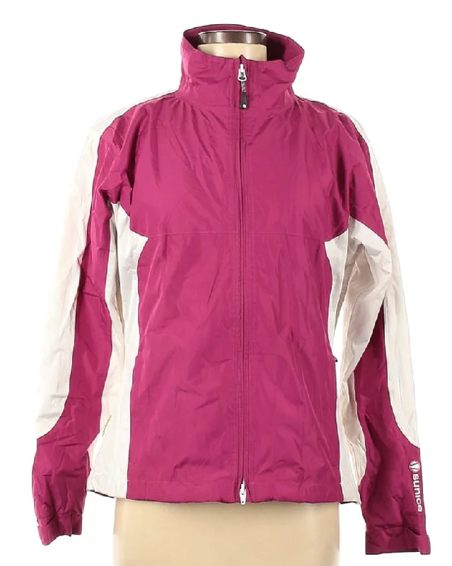 Sunice Typhoon Jacket in Pink & White Size M MSP$140 Knit Jacket Woven Jacket Fleece Jacket Sunice Typhoon Jacket in Pink & White Size M MSP$140 Knit Jacket Woven Jacket Fleece Jacket