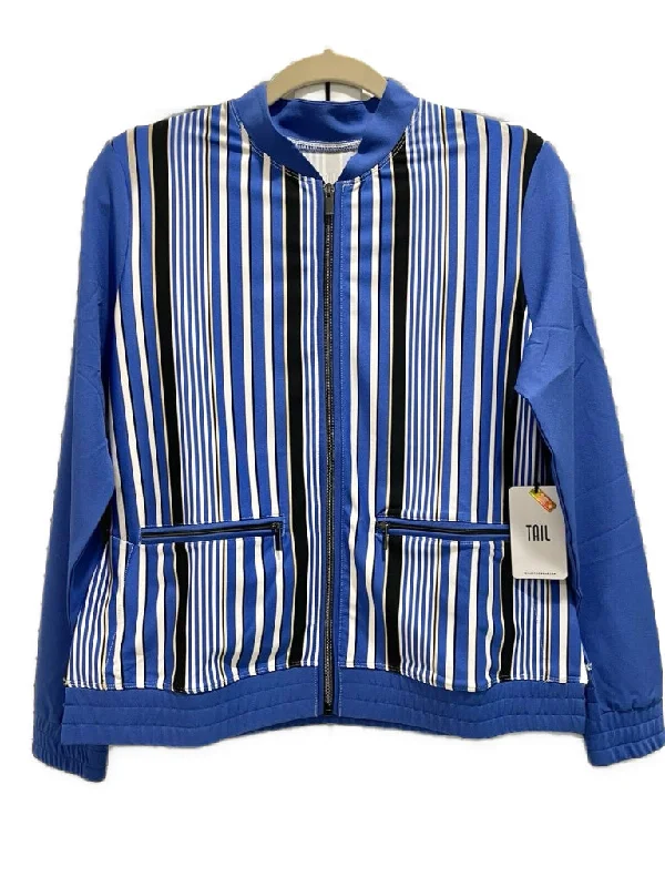 Tail Activewear Top of the Line Striped Golf/Tennis Jacket Size XXL MSP$100 Jacket Blazer Coat Tail Activewear Top of the Line Striped Golf/Tennis Jacket Size XXL MSP$100 Jacket Blazer Coat