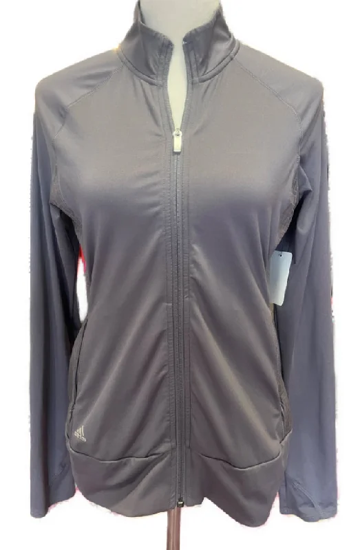 Women's Adidas Gray Full- Zip Golf Jacket Size S MSP$70 Satin Fabric Silk Fabric Chiffon Fabric Women's Adidas Gray Full- Zip Golf Jacket Size S MSP$70 Satin Fabric Silk Fabric Chiffon Fabric