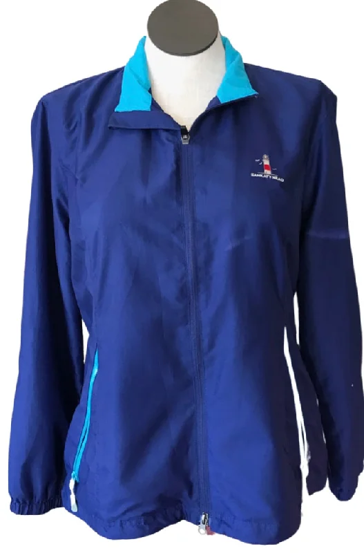 Zero Restriction Navy with Teal Accents Full-Zip Golf Jacket Size XL MSP $175 Fitted Jacket Loose Jacket Oversized Jacket Zero Restriction Navy with Teal Accents Full-Zip Golf Jacket Size XL MSP $175 Fitted Jacket Loose Jacket Oversized Jacket