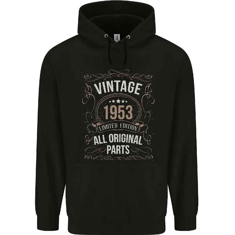 71st Birthday Limited Edition 1953 Mens 80% Cotton Hoodie Hoodie with Ribbed Cuffs Snug Fit Comfort 71st Birthday Limited Edition 1953 Mens 80% Cotton Hoodie Hoodie with Ribbed Cuffs Snug Fit Comfort