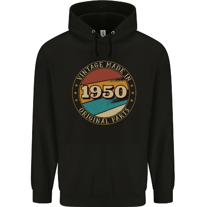 74th Birthday Vintage Made In 1950 Mens 80% Cotton Hoodie Hoodie with High-Low Hem Asymmetrical Trendy 74th Birthday Vintage Made In 1950 Mens 80% Cotton Hoodie Hoodie with High-Low Hem Asymmetrical Trendy