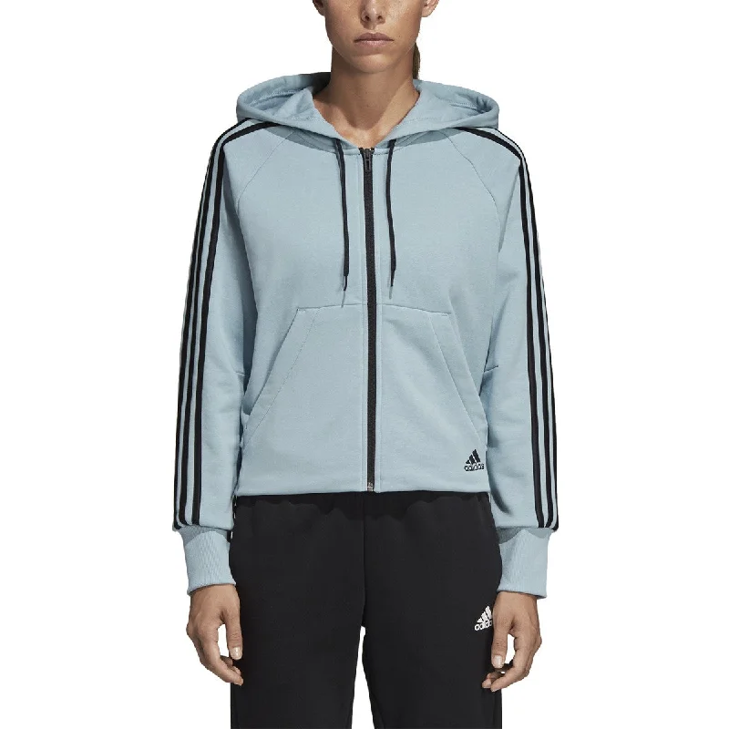 Adidas Women's Athletics Must Have 3-Stripes French Terry Hoodie Ash Grey Hoodie Sweatshirt Pullover Adidas Women's Athletics Must Have 3-Stripes French Terry Hoodie Ash Grey Hoodie Sweatshirt Pullover