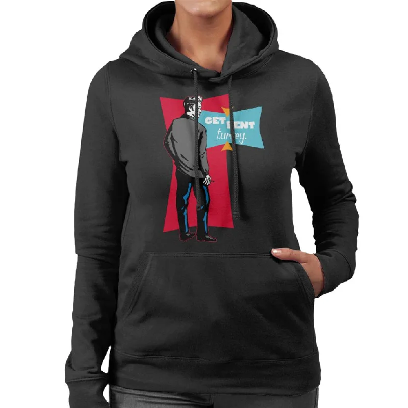 American Graffiti John Get Bent Turkey Women's Hooded Sweatshirt Hoodie with Oversized Fit Loose Comfortable American Graffiti John Get Bent Turkey Women's Hooded Sweatshirt Hoodie with Oversized Fit Loose Comfortable