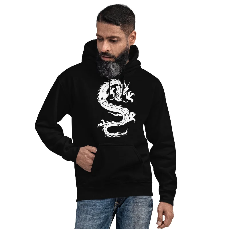 Ancient Chinese Loong Dragon Unisex Hoodie Sweatshirt Hoodie with Frayed Bohemian Relaxed Ancient Chinese Loong Dragon Unisex Hoodie Sweatshirt Hoodie with Frayed Bohemian Relaxed