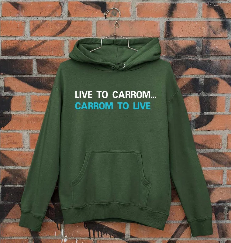 Carrom Unisex Hoodie for Men/Women Hoodie with Camouflage Military Edgy