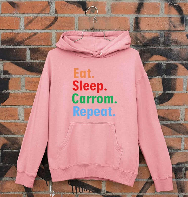 Carrom Unisex Hoodie for Men/Women Hoodie with Stripes Bold Sporty