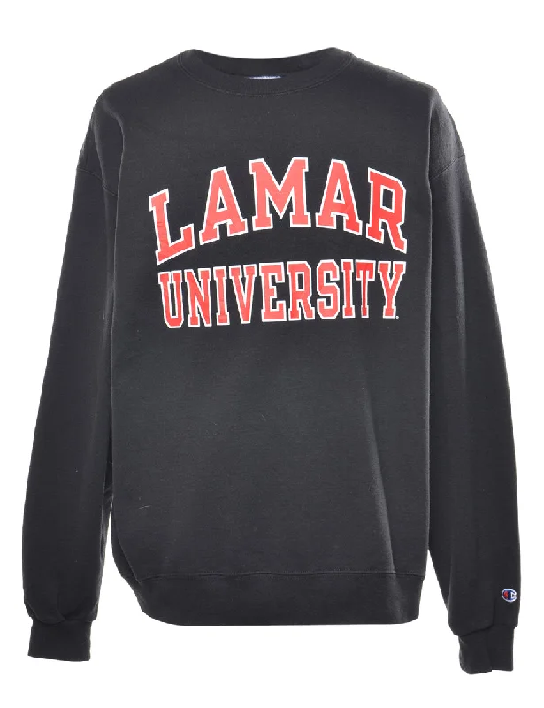 Champion Lamar University Printed Sweatshirt - XL Hoodie with Relaxed Fit Easy Casual