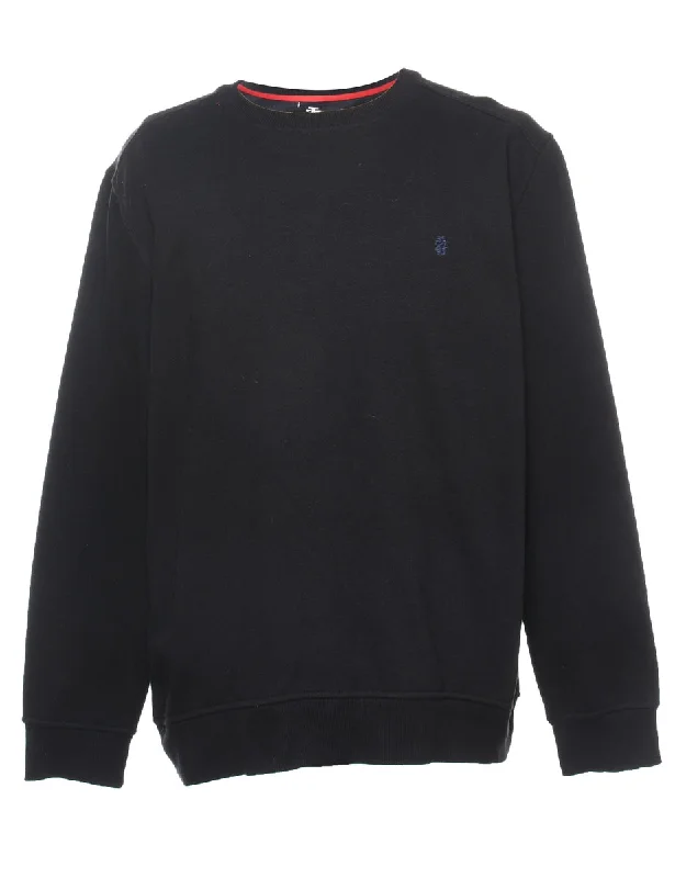 Izod Plain Sweatshirt - L Hoodie with V-Neck Classic Versatile