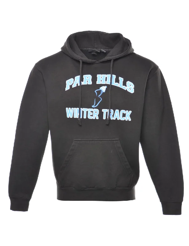 Par Hills Printed Hoodie - S Hoodie with Elastic Waist Stretchable Comfortable