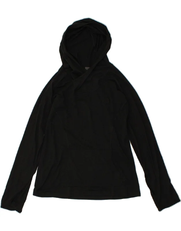 THE NORTH FACE Womens Hoodie Jumper UK 18 XL Black Polyester Hoodie with Pocket Utility Practical THE NORTH FACE Womens Hoodie Jumper UK 18 XL Black Polyester Hoodie with Pocket Utility Practical