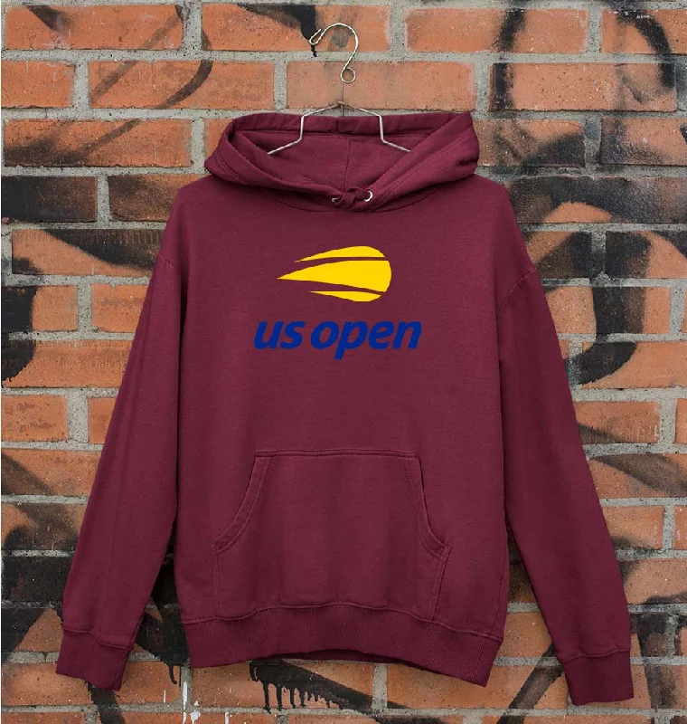 US Open Unisex Hoodie for Men/Women Hoodie with Raglan Sleeves Sporty Comfortable