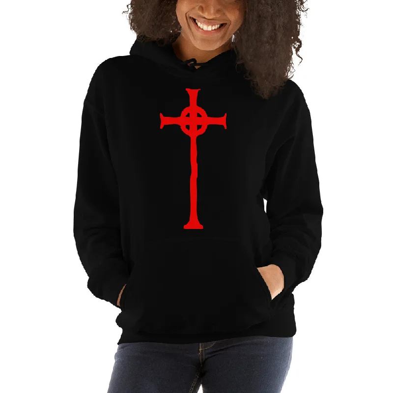 Vampire Hunter D Sign of the Cross Anime Unisex Hoodie Sweatshirt Hoodie with Zipper Placket Modern Functional Vampire Hunter D Sign of the Cross Anime Unisex Hoodie Sweatshirt Hoodie with Zipper Placket Modern Functional