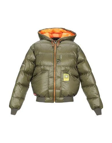 R13 Women Down jacket Military green S INT Notch Collar Peter Pan Collar Cowl Neck