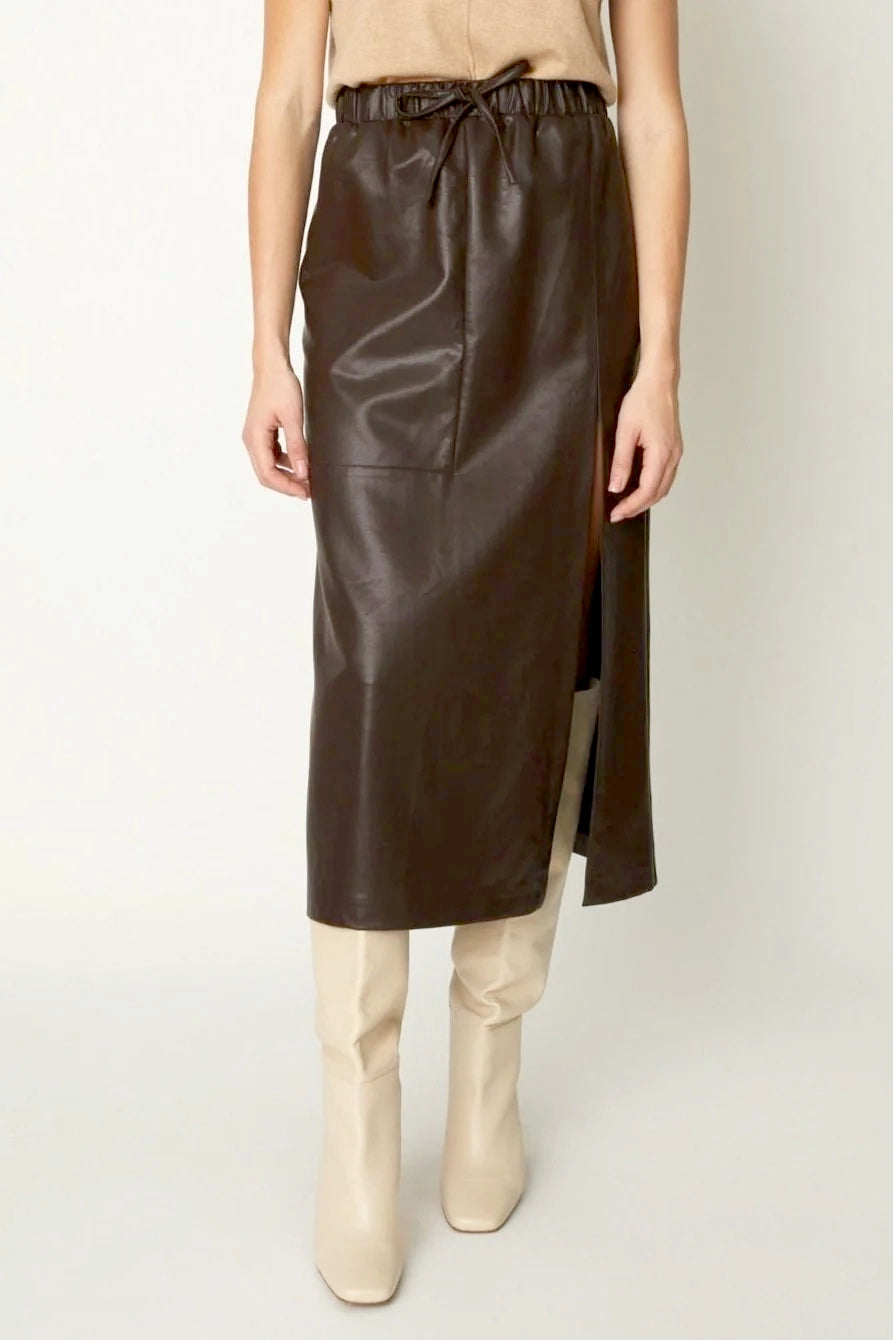 JS71 Delfine Skirt velvet skirt rich