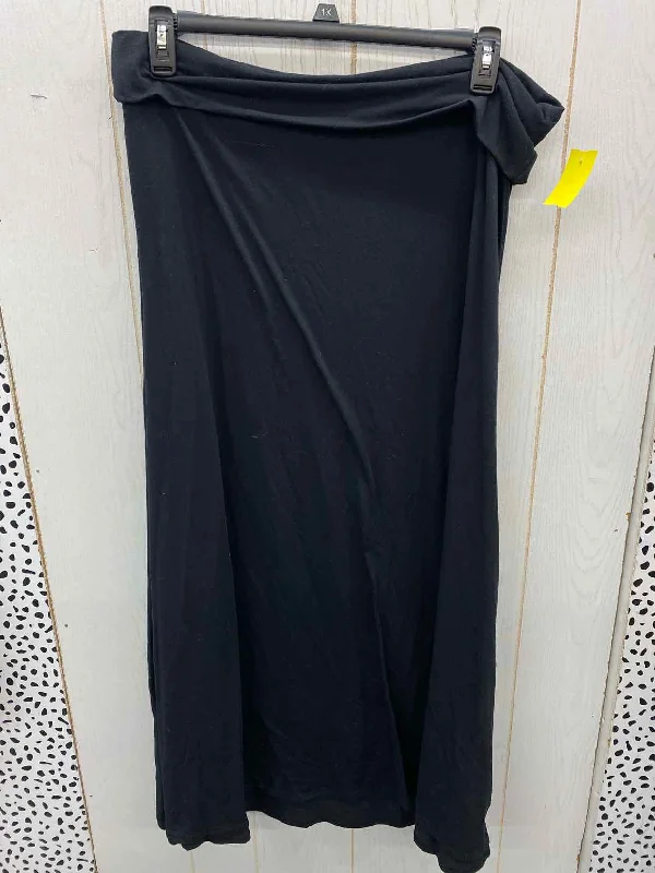 Lularoe Black Womens Size 2X Skirt relaxed fit skirt