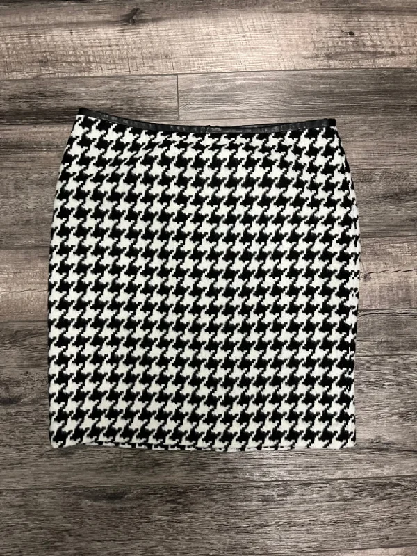 TALBOTS HOUNDSTOOTH PENCIL SKIRT (org$139) modal blend skirt