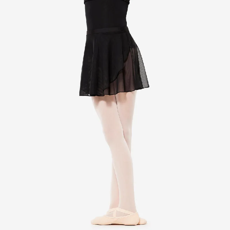 Voile Ballet Skirt - Black cashmere skirt rich