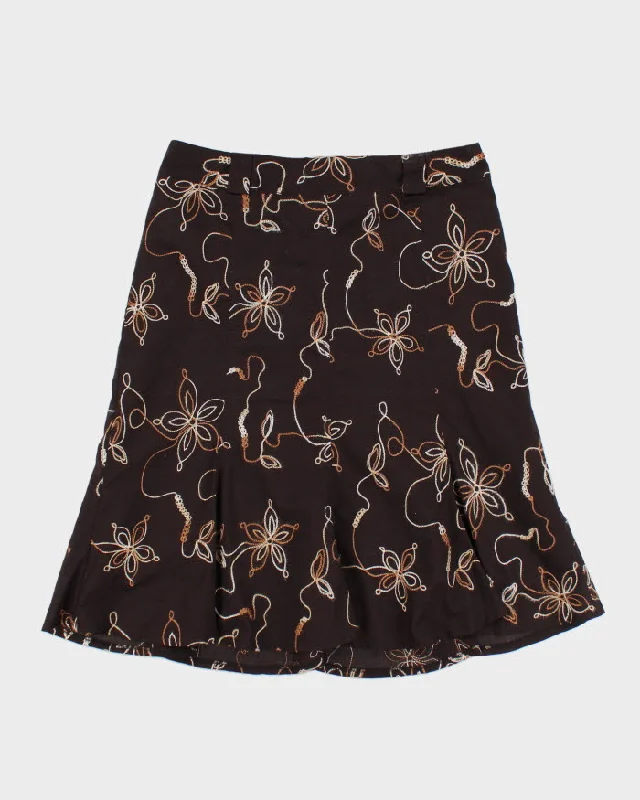 Y2k 00s RW & Co Embroidered Skirt - S breathable skirt fabric