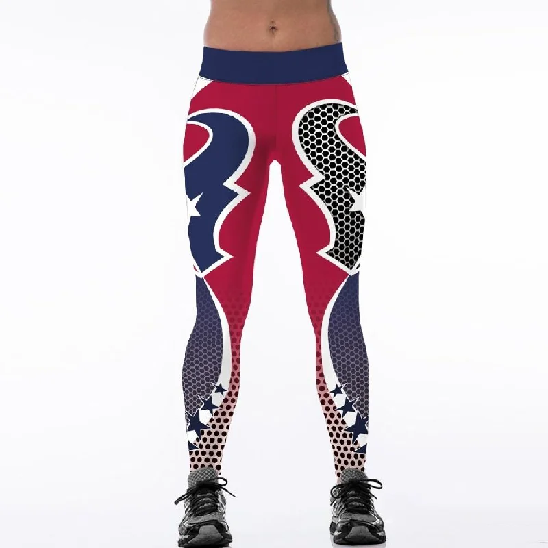 Houston Texans 3D Print YOGA Gym Sports Leggings High Waist Fitness Pant Workout Trousers Cozy Textured Workout Leggings Houston Texans 3D Print YOGA Gym Sports Leggings High Waist Fitness Pant Workout Trousers Cozy Textured Workout Leggings