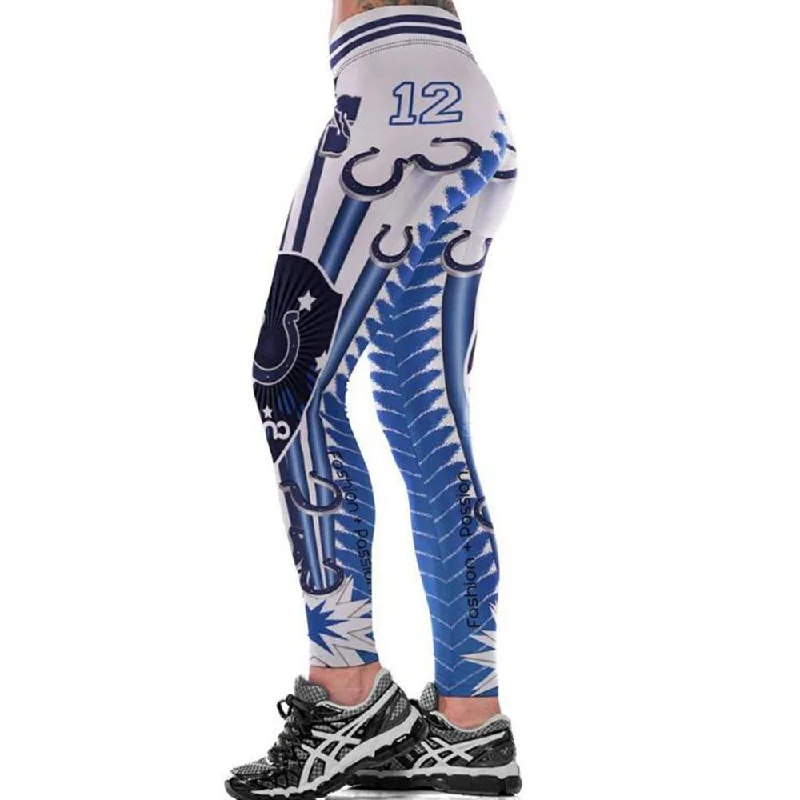 Indianapolis Colts 3D Print YOGA Gym Sports Leggings High Waist Fitness Pant Workout Trousers Comfortable Ribbed Sports Leggings Indianapolis Colts 3D Print YOGA Gym Sports Leggings High Waist Fitness Pant Workout Trousers Comfortable Ribbed Sports Leggings