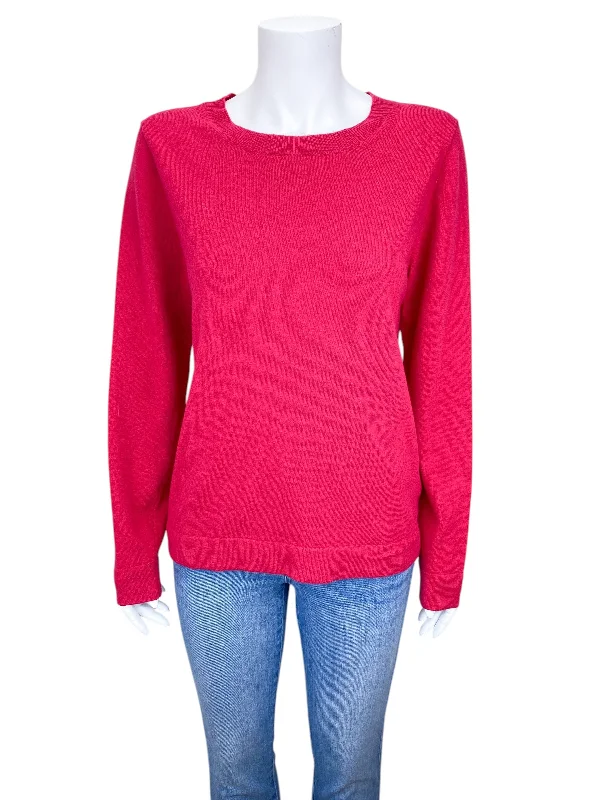 J. Crew Factory Women's Teddie Wool Blend Sweater Fuchsia Size M with Tags Spandex Rayon Corduroy J. Crew Factory Women's Teddie Wool Blend Sweater Fuchsia Size M with Tags Spandex Rayon Corduroy