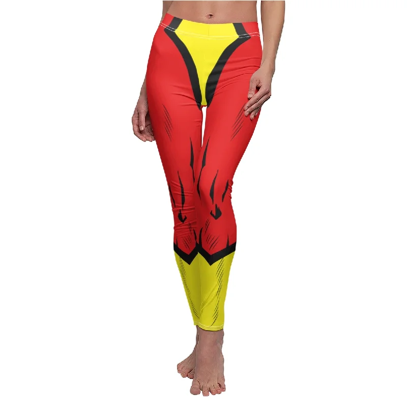 Jessica Drew Leggings, Original Spider-Woman Costume Stylish Compression Fit Leggings Jessica Drew Leggings, Original Spider-Woman Costume Stylish Compression Fit Leggings