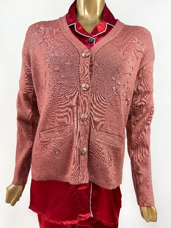Light Maroon Full Sleeves Sweater For Women WSW07 Cashmere Blend Cotton Blend Poly Blend Light Maroon Full Sleeves Sweater For Women WSW07 Cashmere Blend Cotton Blend Poly Blend
