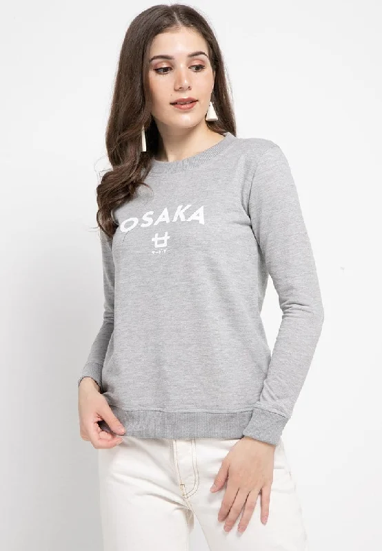 LO003 Thirdday sweater casual wanita dateng osaka logo abu Satin Fabric Silk Fabric Chiffon Fabric LO003 Thirdday sweater casual wanita dateng osaka logo abu Satin Fabric Silk Fabric Chiffon Fabric