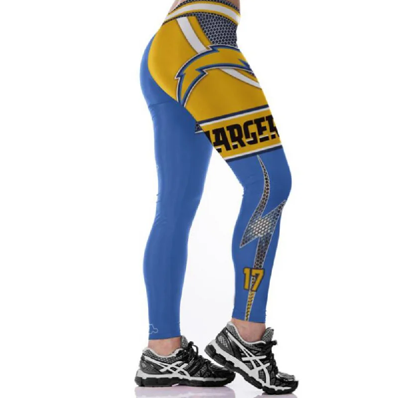 Los Angeles Chargers 3D Print YOGA Gym Sports Leggings High Waist Fitness Pant Workout Trousers Comfortable Slip-On Compression Leggings Los Angeles Chargers 3D Print YOGA Gym Sports Leggings High Waist Fitness Pant Workout Trousers Comfortable Slip-On Compression Leggings