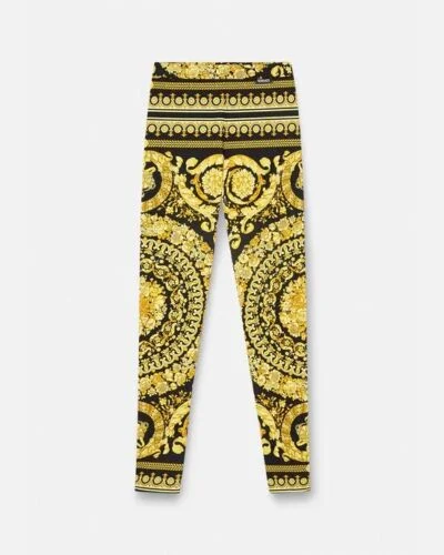 New Versace BAROCCO Heritage Print Women Leggings Retail-$1025 Stylish Printed Sport Leggings New Versace BAROCCO Heritage Print Women Leggings Retail-$1025 Stylish Printed Sport Leggings