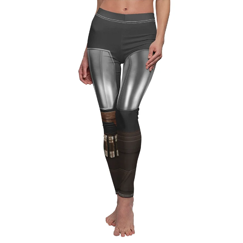 Steel Mandalorian Armor Legging, Mandalorian Costume Fashionable Tummy Control Leggings Steel Mandalorian Armor Legging, Mandalorian Costume Fashionable Tummy Control Leggings