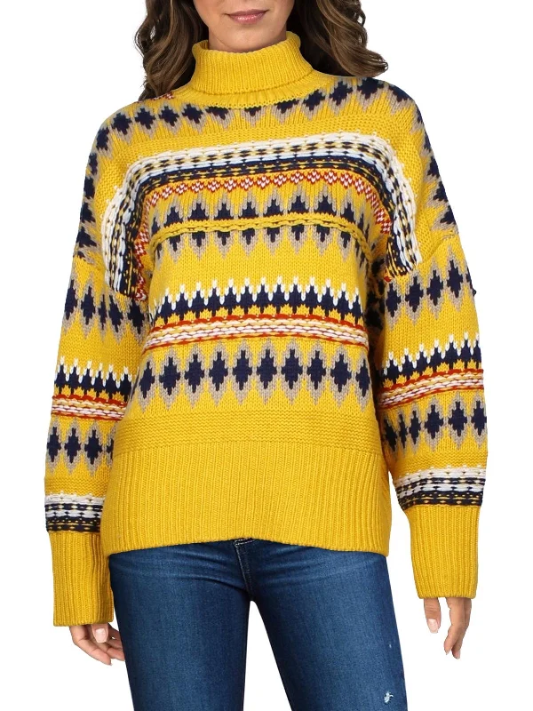 Willow Fairisle Womens Wool Printed Turtleneck Sweater Jersey Fabric Tulle Fabric Batik Fabric Willow Fairisle Womens Wool Printed Turtleneck Sweater Jersey Fabric Tulle Fabric Batik Fabric